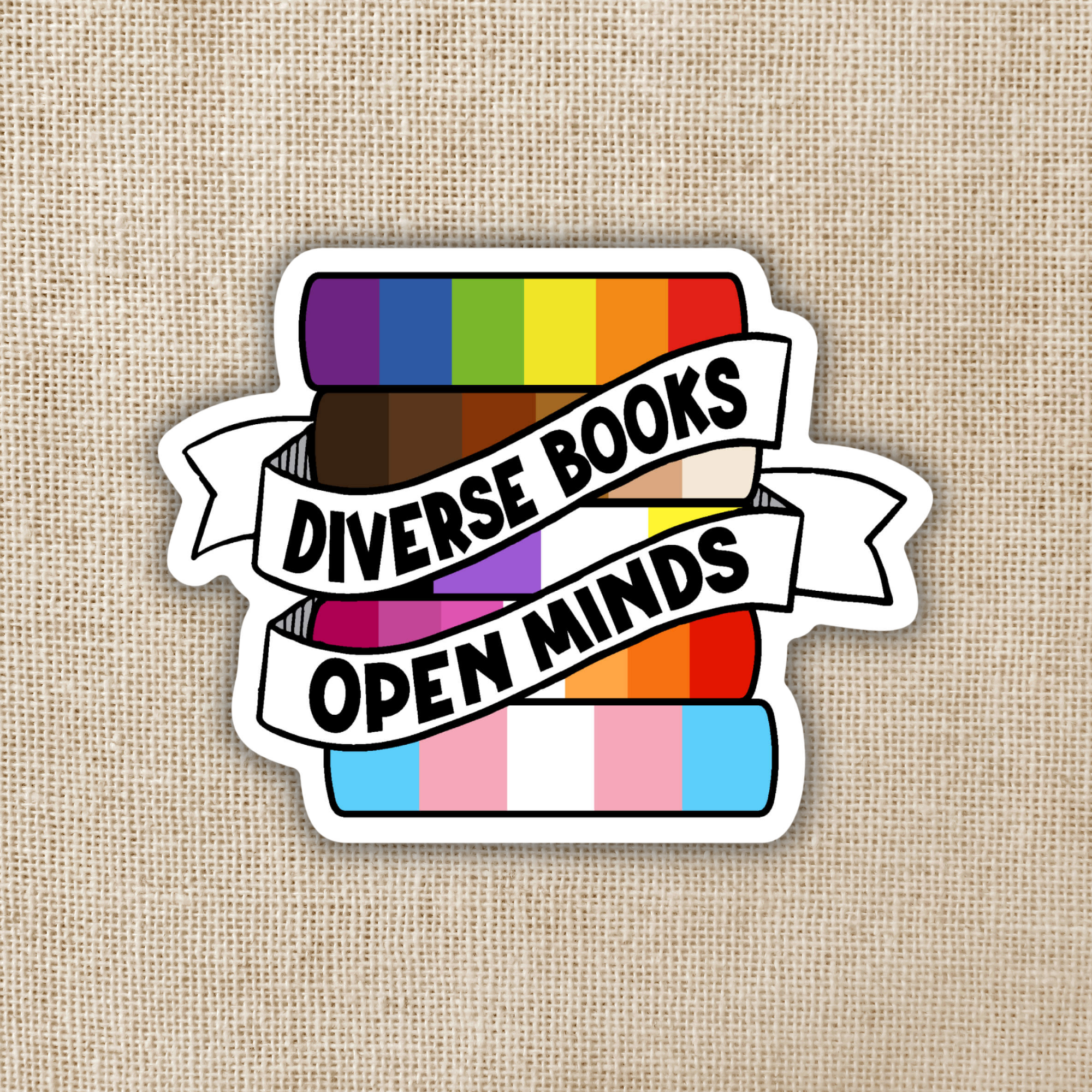 books open book' Sticker | Spreadshirt