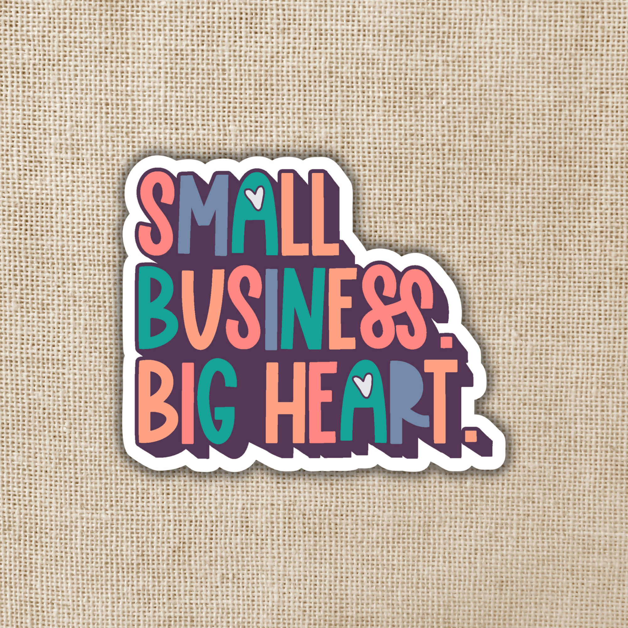 Big Heart small heart' Sticker