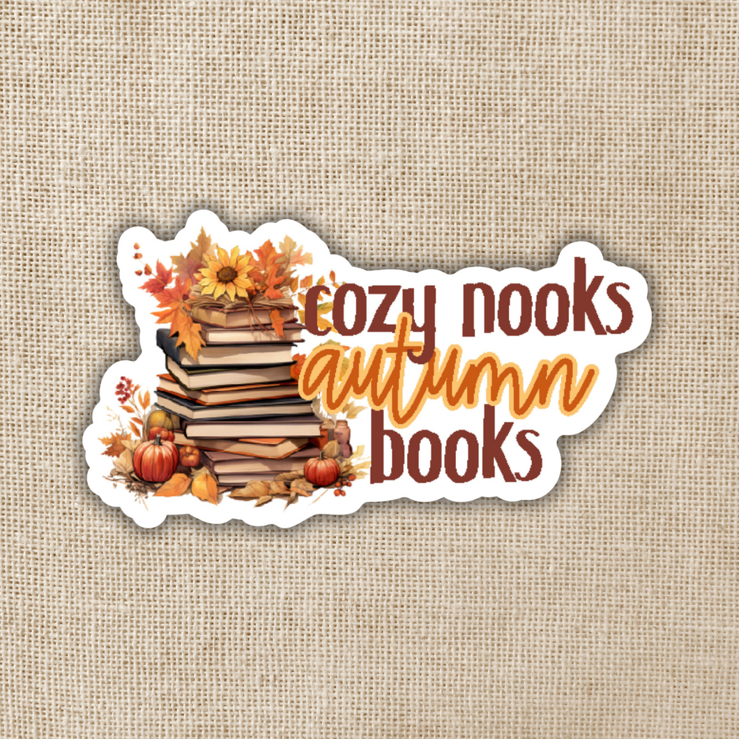 Cozy Nooks Autumn Books Sticker