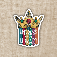 Load image into Gallery viewer, Empress of the Library Sticker
