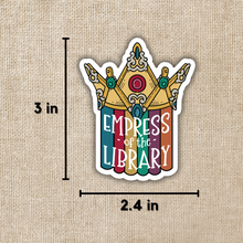 Load image into Gallery viewer, Empress of the Library Sticker
