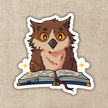 Load image into Gallery viewer, Owlbear Reading Sticker
