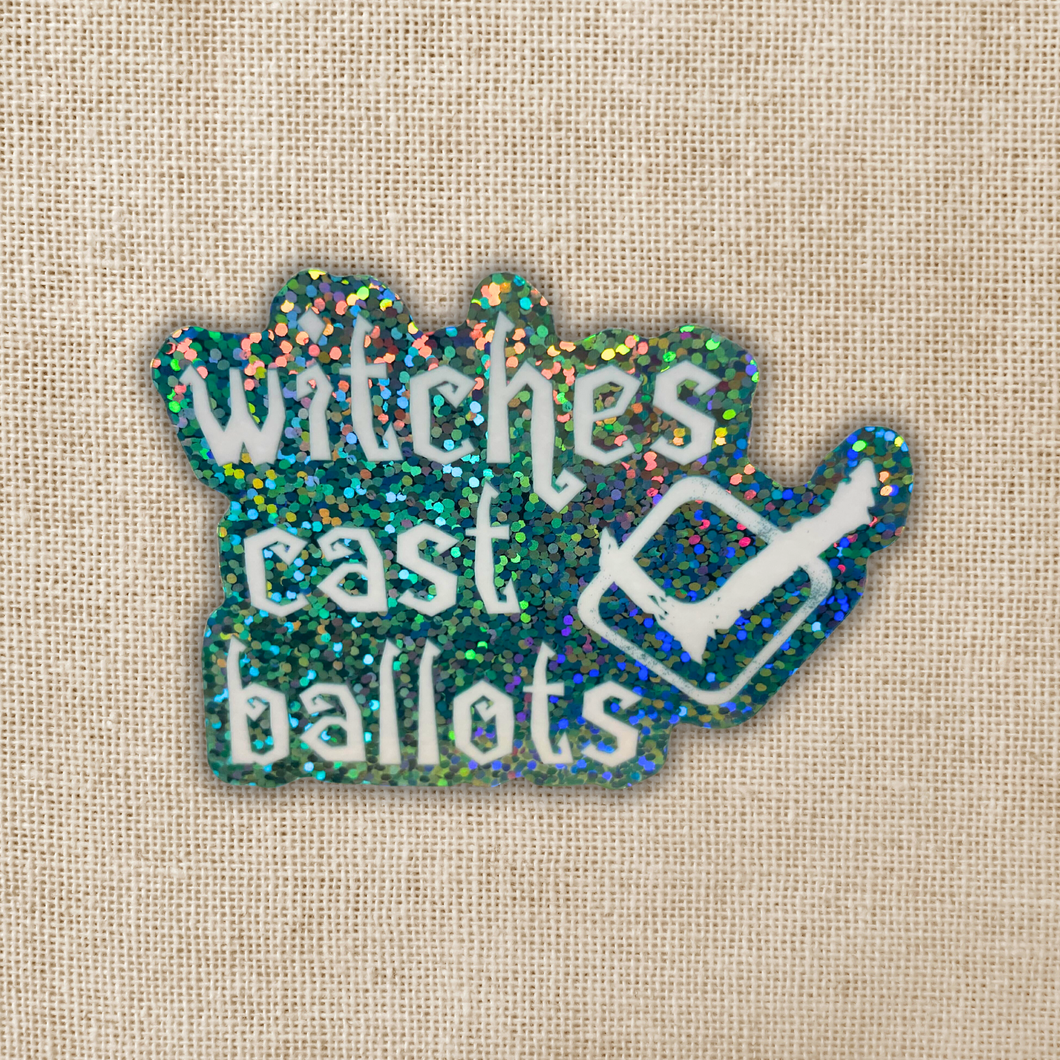 Witches Cast Ballots Sticker