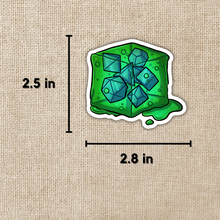 Load image into Gallery viewer, Gelatinous Cube Dice Sticker
