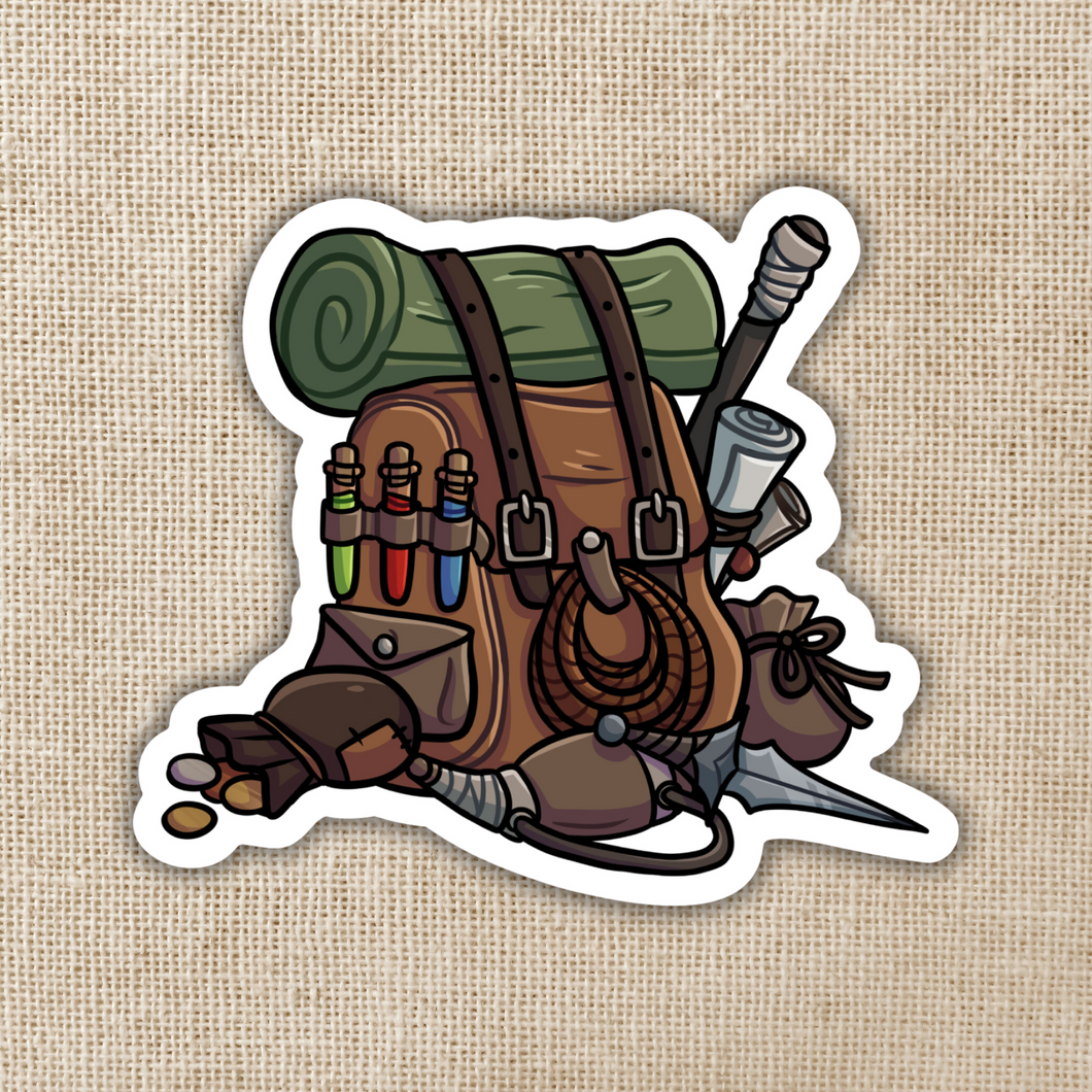 Adventurer's Pack Sticker