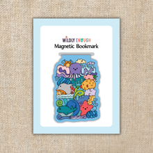 Load image into Gallery viewer, Happy Sea Life Pile Magnetic Bookmark
