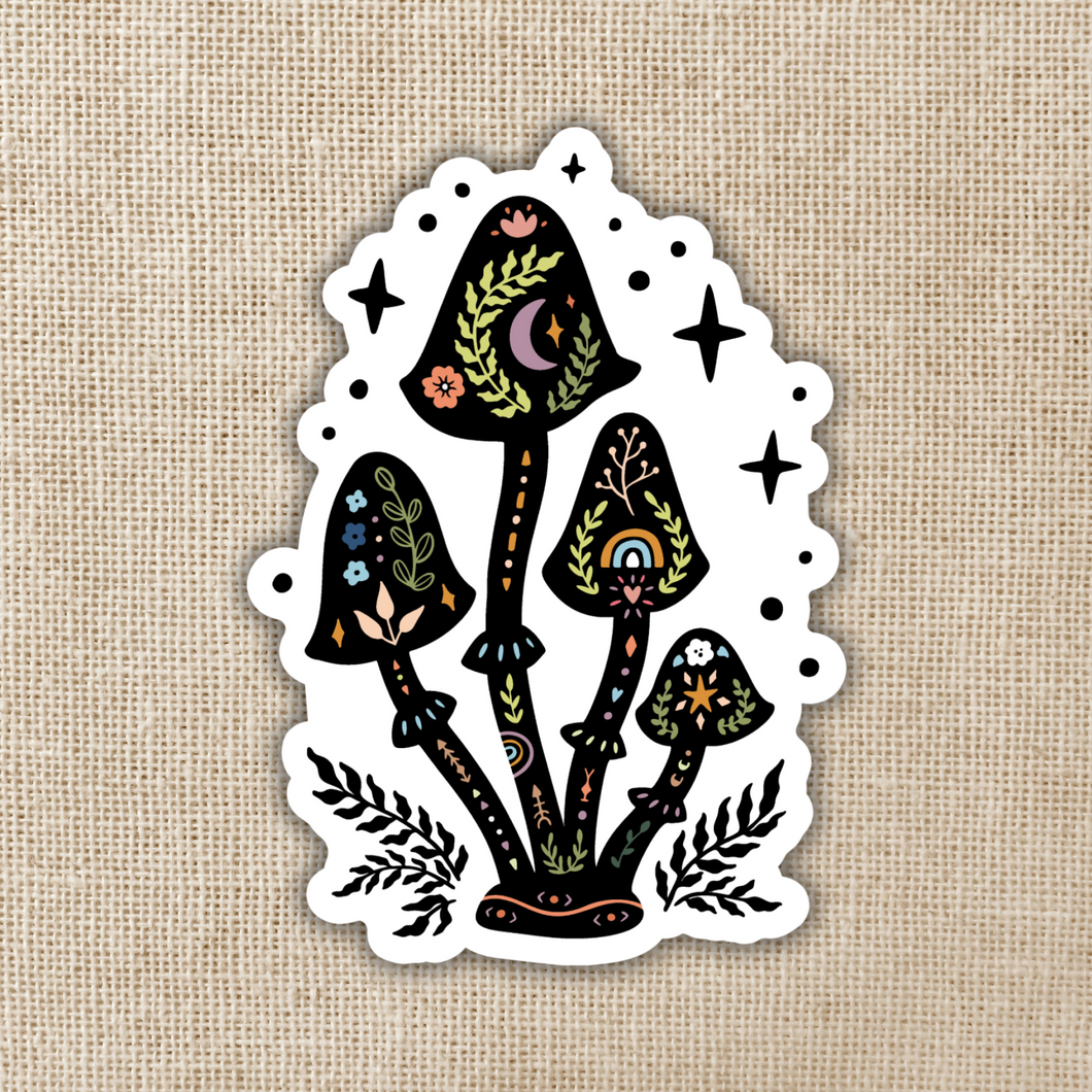 Magical Mushrooms Sticker