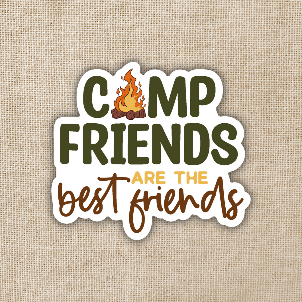 Camp Friends Best Friends Sticker