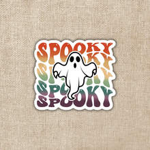 Load image into Gallery viewer, Spooky Retro Ghost Sticker
