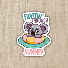 Load image into Gallery viewer, Floatin Through Summer Sticker
