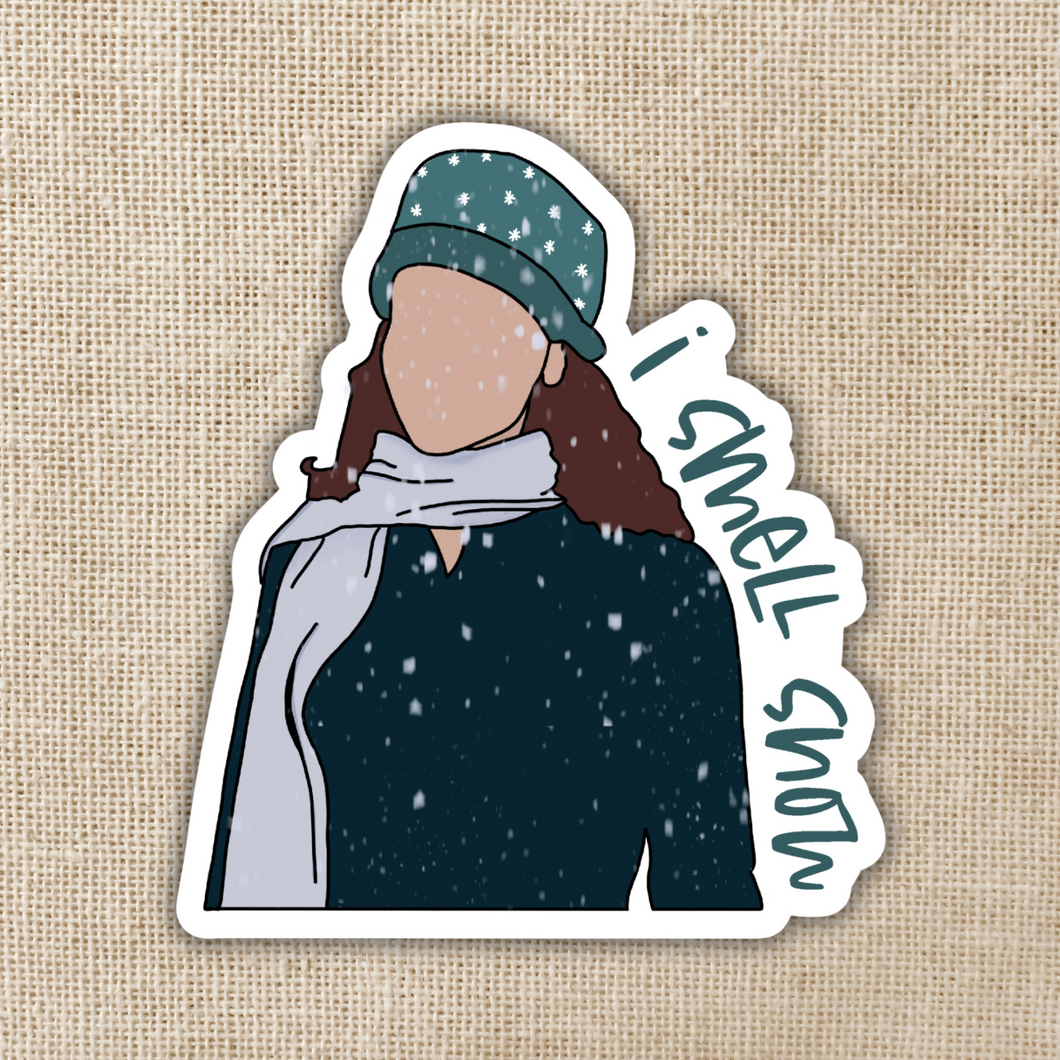 Lorelai Gilmore I Smell Snow Sticker