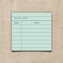 Load image into Gallery viewer, Library Card To-Do List Sticky Notes
