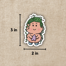 Load image into Gallery viewer, Doodle Girl with Ivy Hair Sticker

