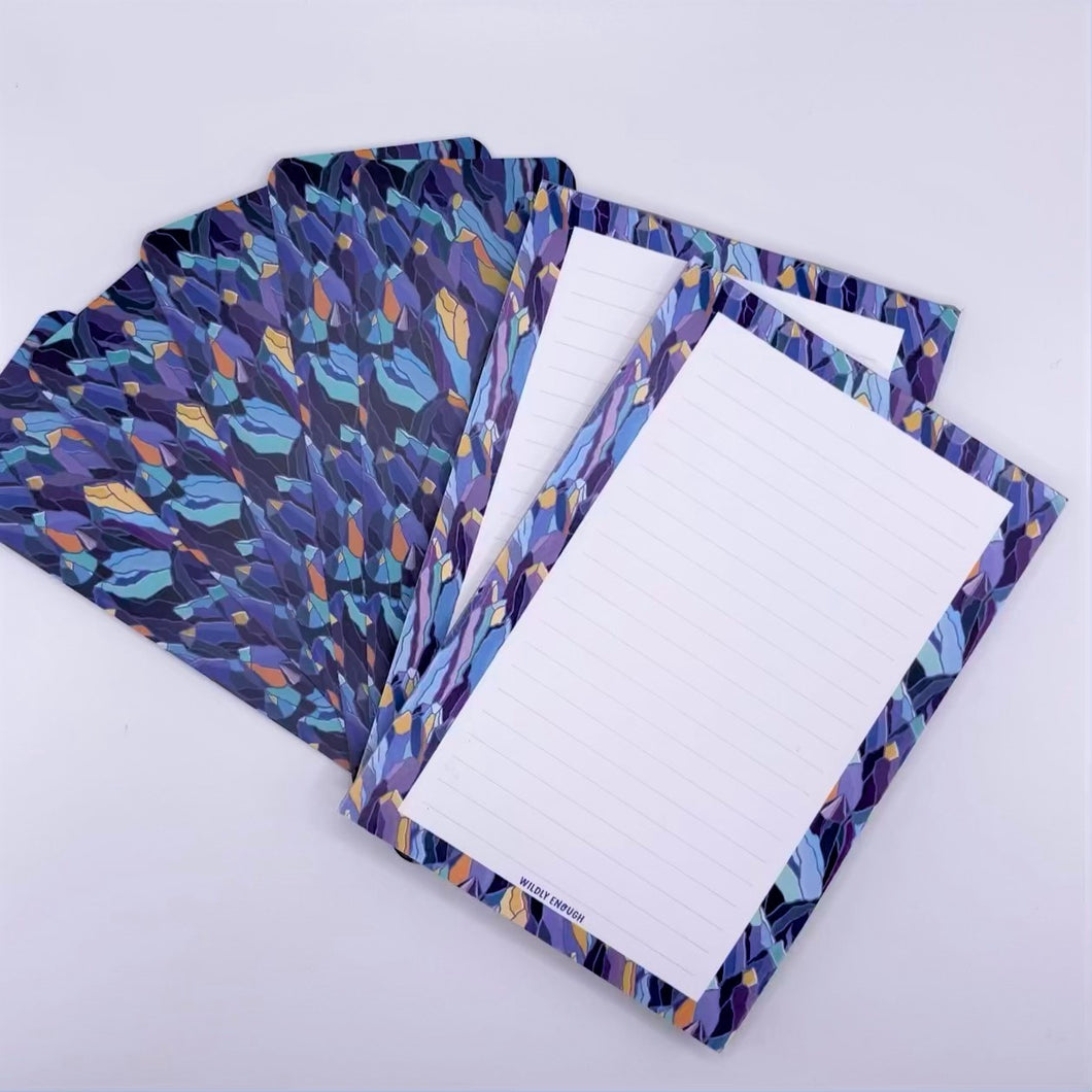 Crystal Ice Pattern Notepad - 4x6