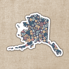 Load image into Gallery viewer, Alaska Floral State Sticker
