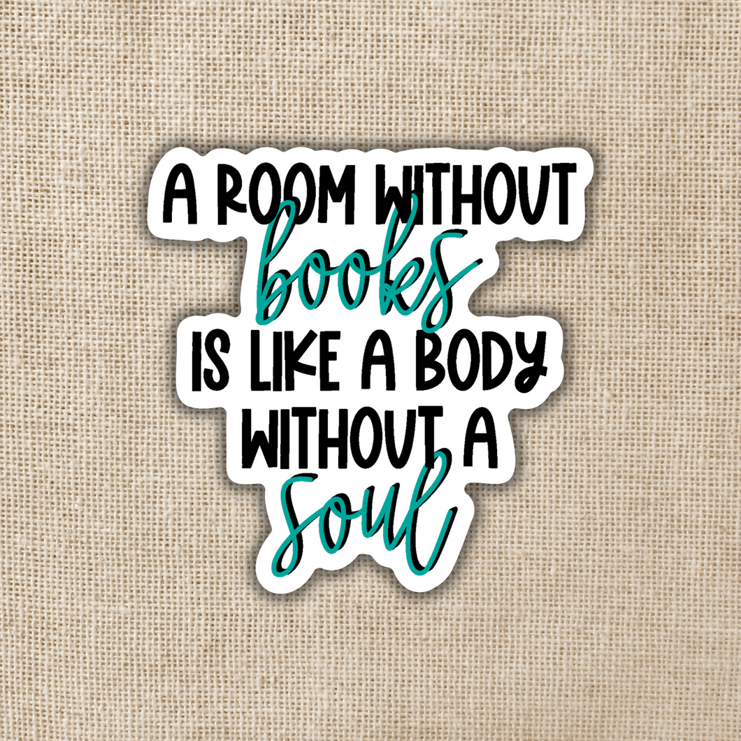 A Room Without Books Sticker
