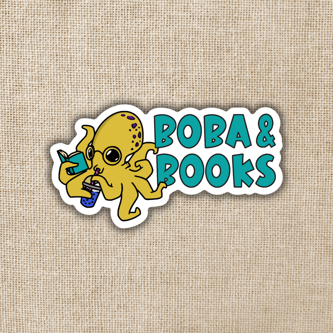 Boba & Books Octopus