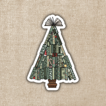 Load image into Gallery viewer, Christmas Book Tree Sticker
