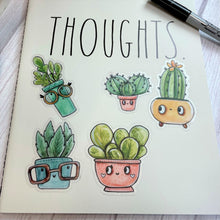 Load image into Gallery viewer, Happy Cactus &amp; Succulent Sticker Pack
