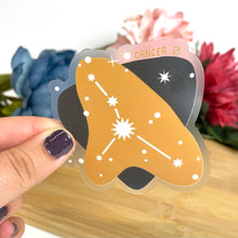 Load image into Gallery viewer, Cancer Constellation Clear Sticker
