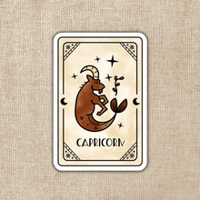 Load image into Gallery viewer, Capricorn Zodiac Card Sticker
