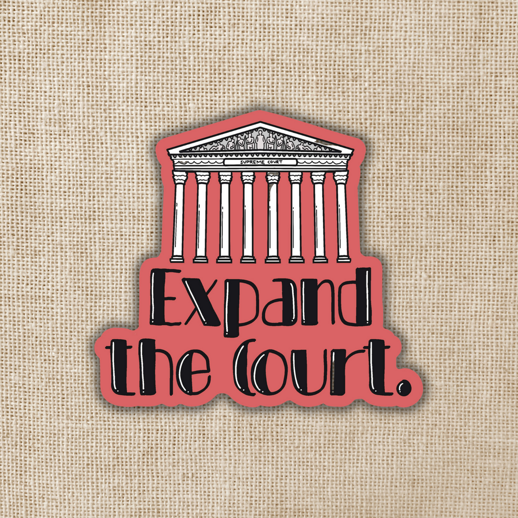 Expand the Court Sticker