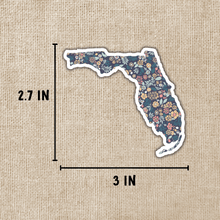 Load image into Gallery viewer, Florida Floral State Sticker
