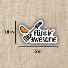 Load image into Gallery viewer, Flipping Awesome Spatula Sticker
