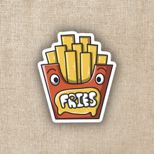 Load image into Gallery viewer, Silly French Fry Basket Sticker
