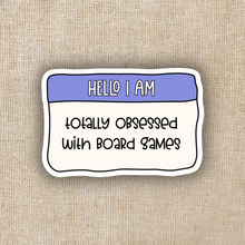 Load image into Gallery viewer, Obsessed With Board Games Sticker
