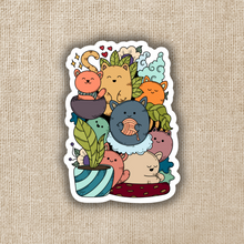 Load image into Gallery viewer, Happy Cat Pile Sticker
