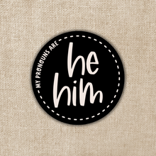 Load image into Gallery viewer, He-Him Pronoun 2-inch Sticker
