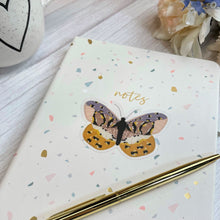Load image into Gallery viewer, Lavender &amp; Yellow Butterfly Sticker
