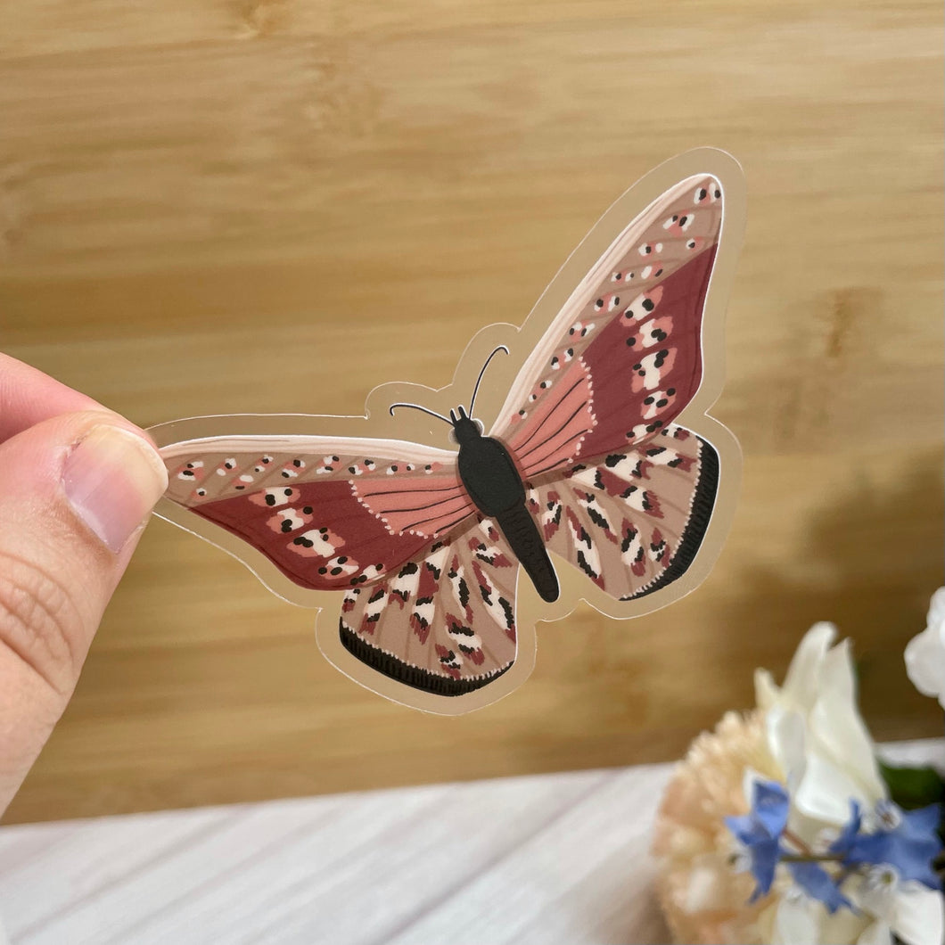 Rich Brown Butterfly Sticker