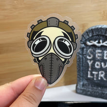 Load image into Gallery viewer, Plague Mask Clear Sticker
