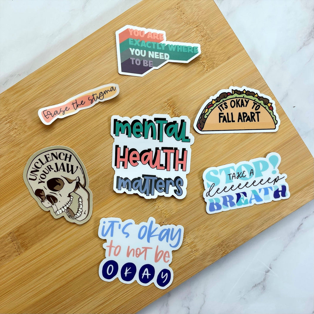 Mental Health Sticker Pack