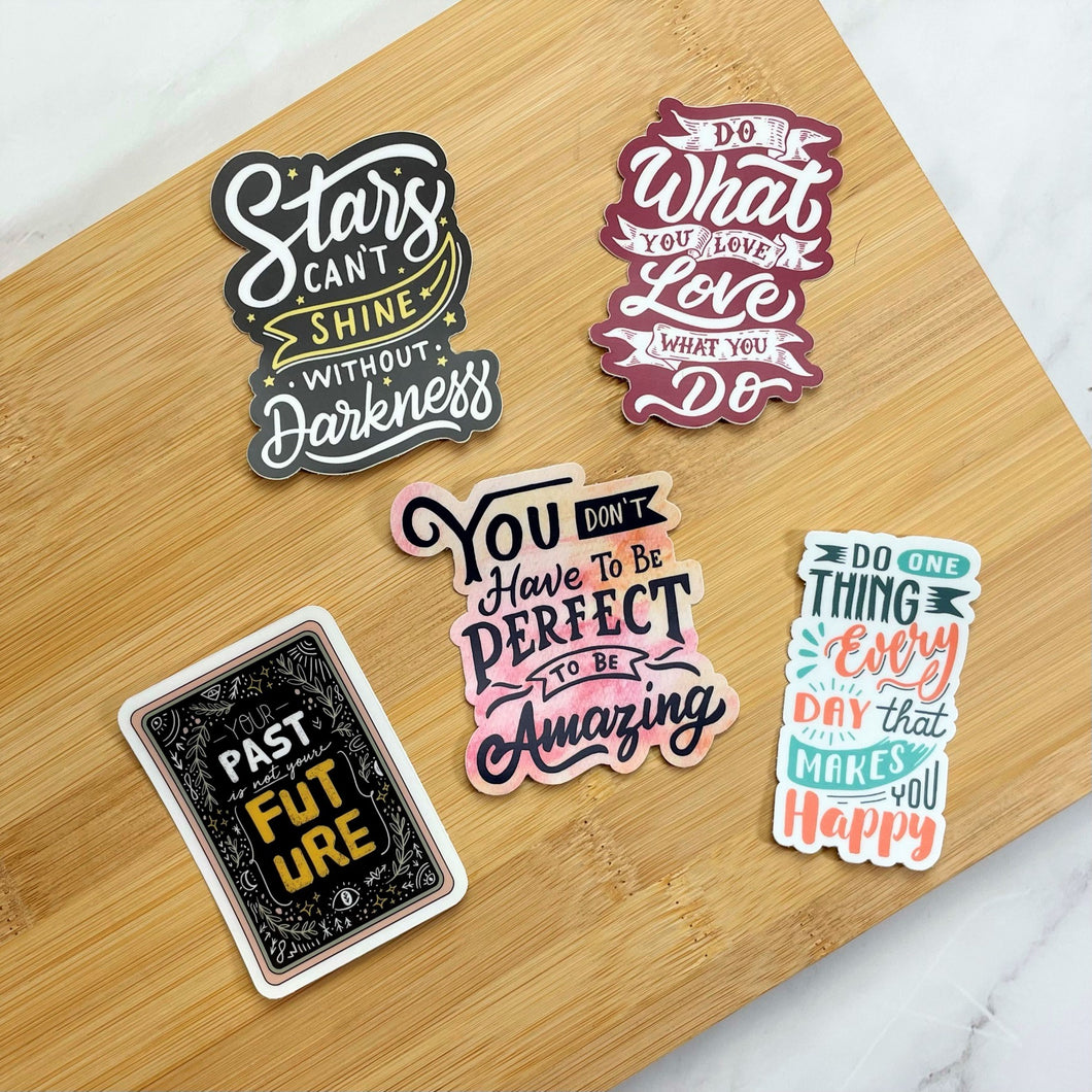 Uplifting Quote Sticker Pack