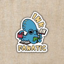Load image into Gallery viewer, Ink Fanatic Reading Octopus
