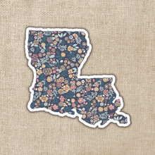 Load image into Gallery viewer, Louisiana Floral State Sticker
