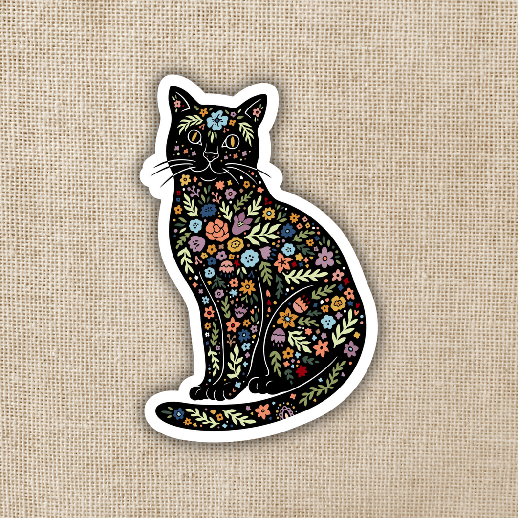 Magic Boho Cat Sticker