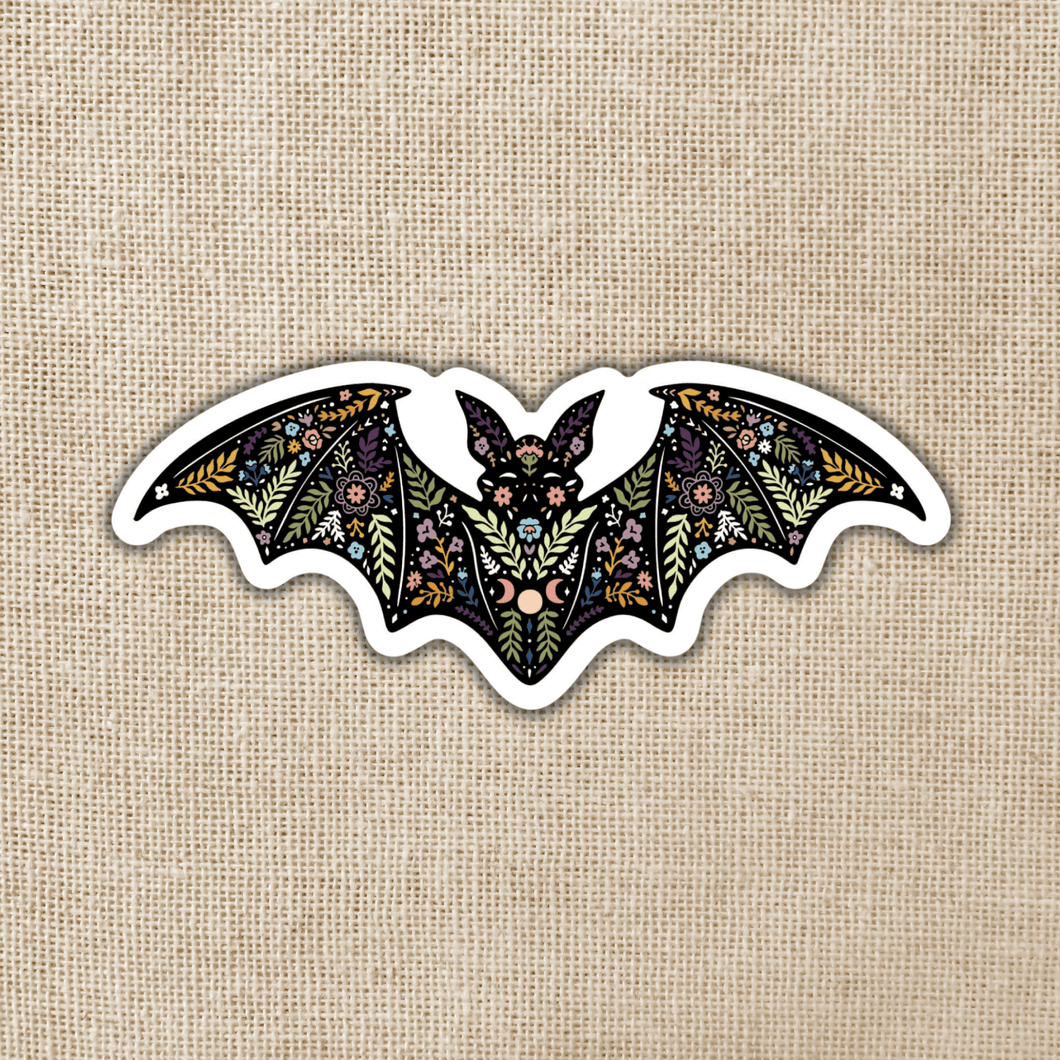 Magical Boho Bat Sticker