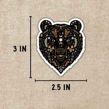 Load image into Gallery viewer, Magical Boho Bear Face Sticker
