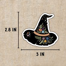 Load image into Gallery viewer, Magical Boho Witch Hat Sticker
