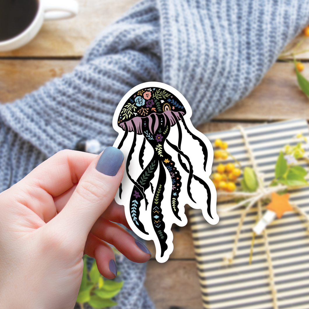 Magical Boho Jellyfish Sticker