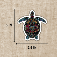 Load image into Gallery viewer, Mandala Sea Turtle Sticker
