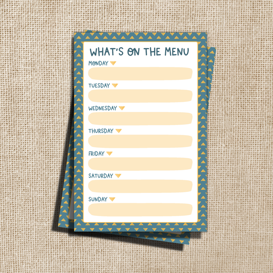 What’s on the Menu Meal Planner Notepad - 4x6