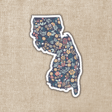 Load image into Gallery viewer, New Jersey Floral State Sticker

