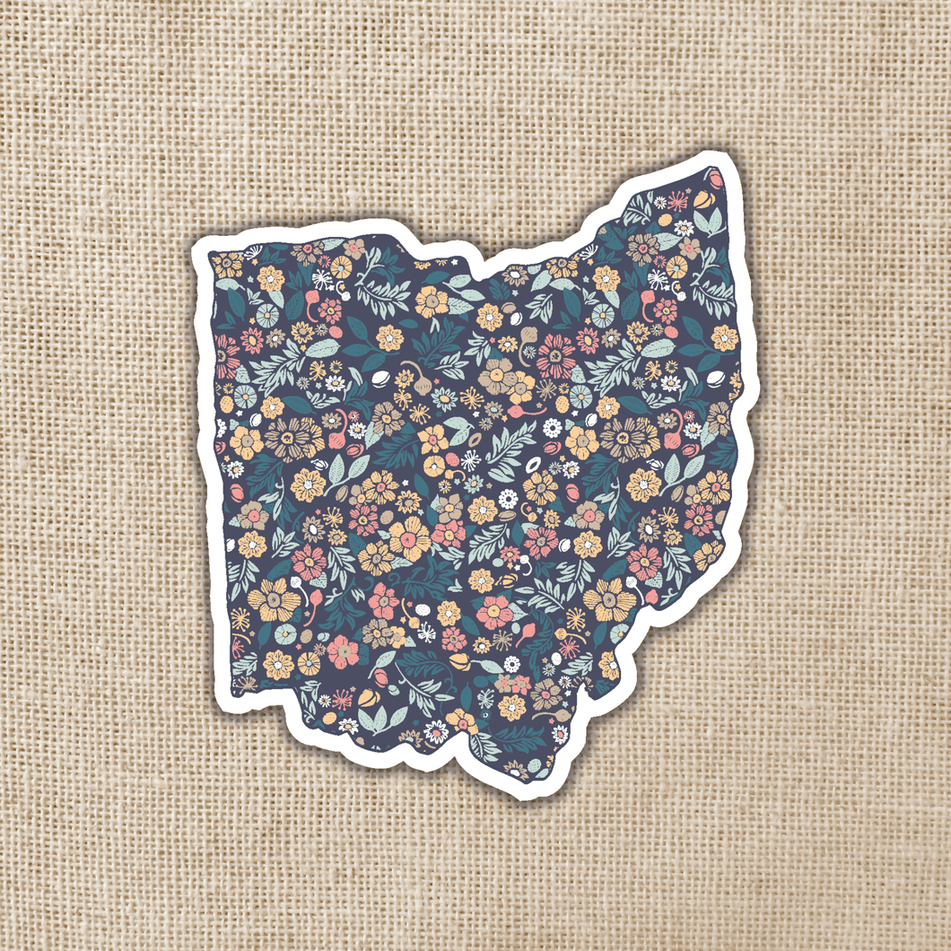 Ohio Floral State Sticker