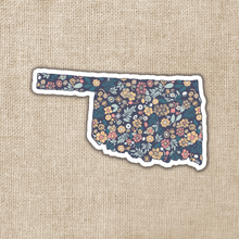 Load image into Gallery viewer, Oklahoma Floral State Sticker
