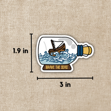 Load image into Gallery viewer, Brave The Seas Sticker
